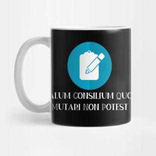 Malum consilium quod mutari non potest Mug